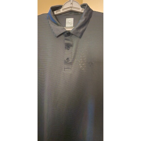 Callaway Polo Shirt Mens XL Gray  Short Sleeve Opti Dri Golf Casual New D25 - Picture 3 of 4